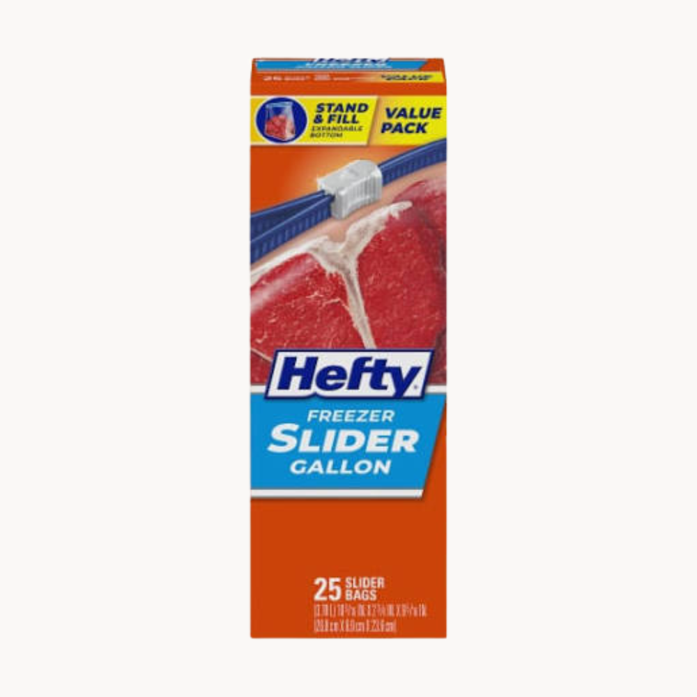 Hefty Slider Bag Gall Freezer 25ct