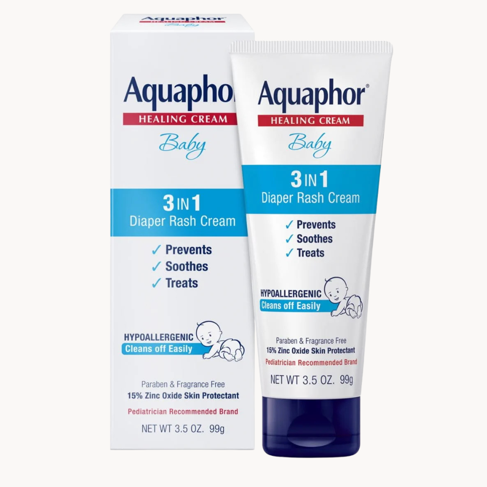 Aquaphor Baby 3 in1 Diaper Rash Cream 3.5 oz