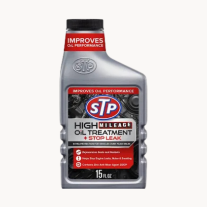 STP High Mileage oil treatment 15oz
