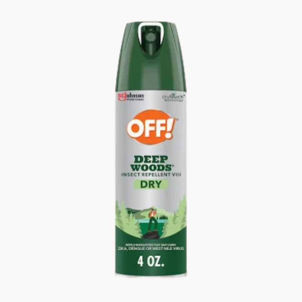 Off Deep Woods Dry Spray insect repellent 4Oz