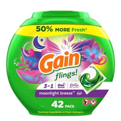 Gain Flings 4-in-1 Moonlight laundry detergent