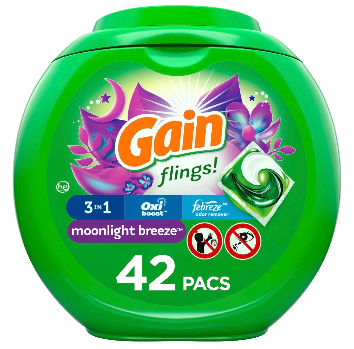 Gain Flings 4-in-1 Moonlight laundry detergent - Image 2