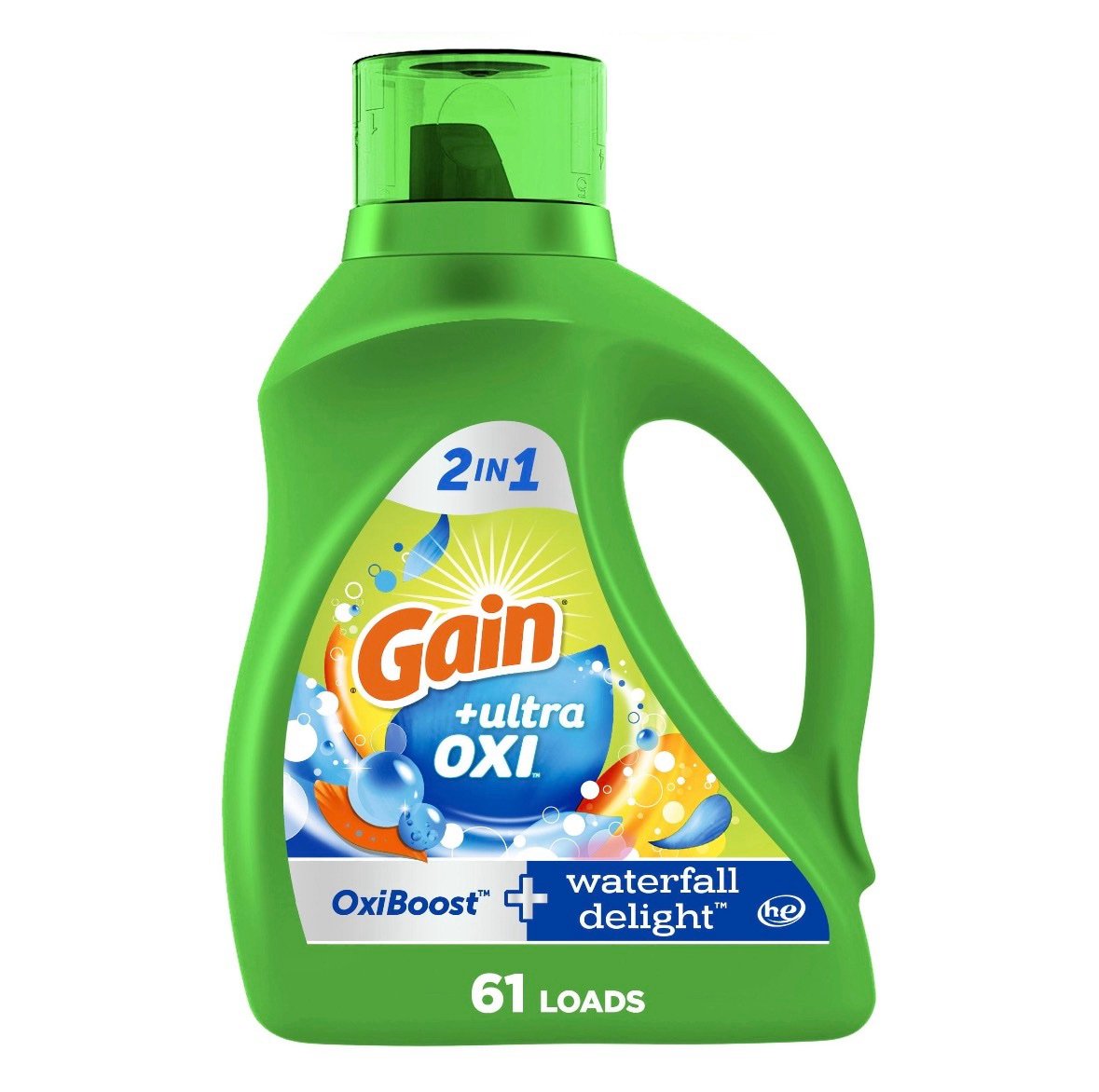 Gain Liquid Waterfall delight laundry detergent 61 loads