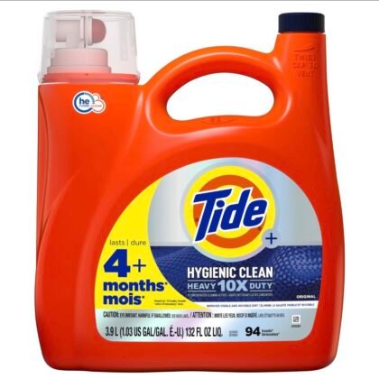 Tide Liquid Original Scent laundry detergent 100 loads