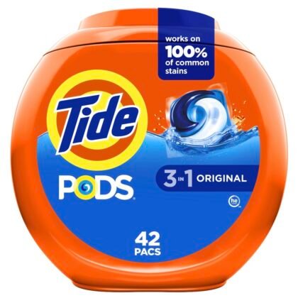 Tide PODS Laundry Detergent 42 Pacs, Original