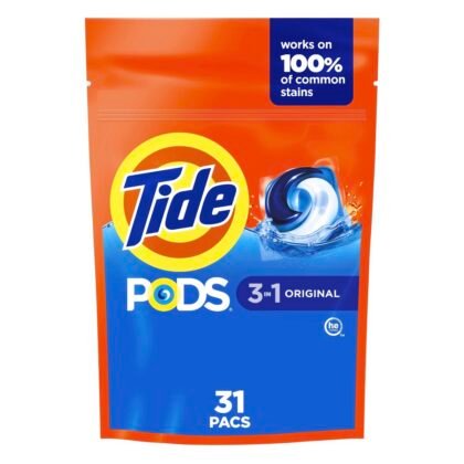 Tide PODS Laundry Detergent 31 Pacs, Original