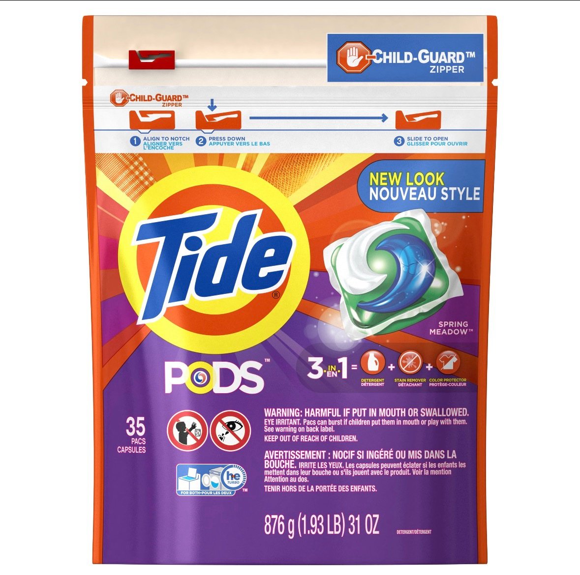 Tide PODS Laundry Detergent 35ct, Spring Meadow - Image 2