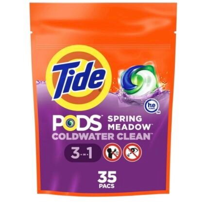 Tide PODS Laundry Detergent 35ct, Spring Meadow